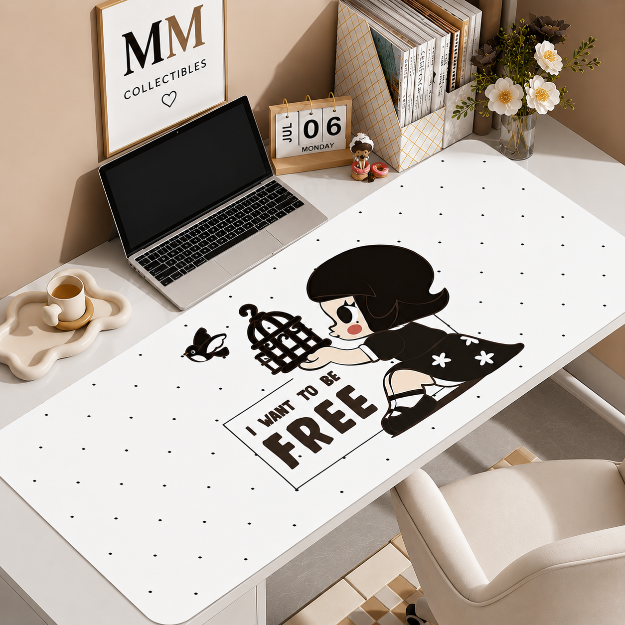 Custom Molly Desktop Mat for Desks and Workstation