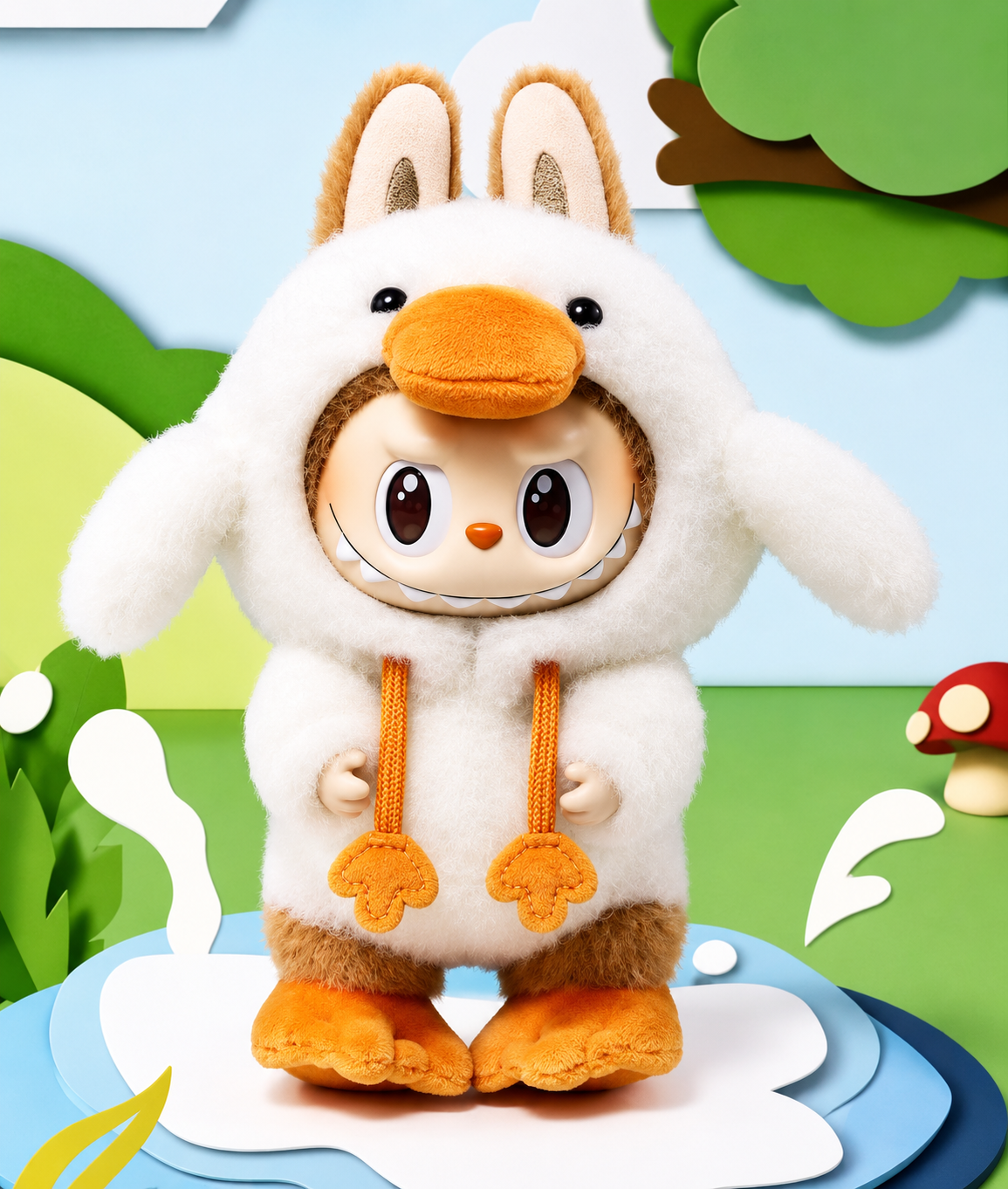 Pop Mart Labubu Forest Fairy Tale Plush Pendant