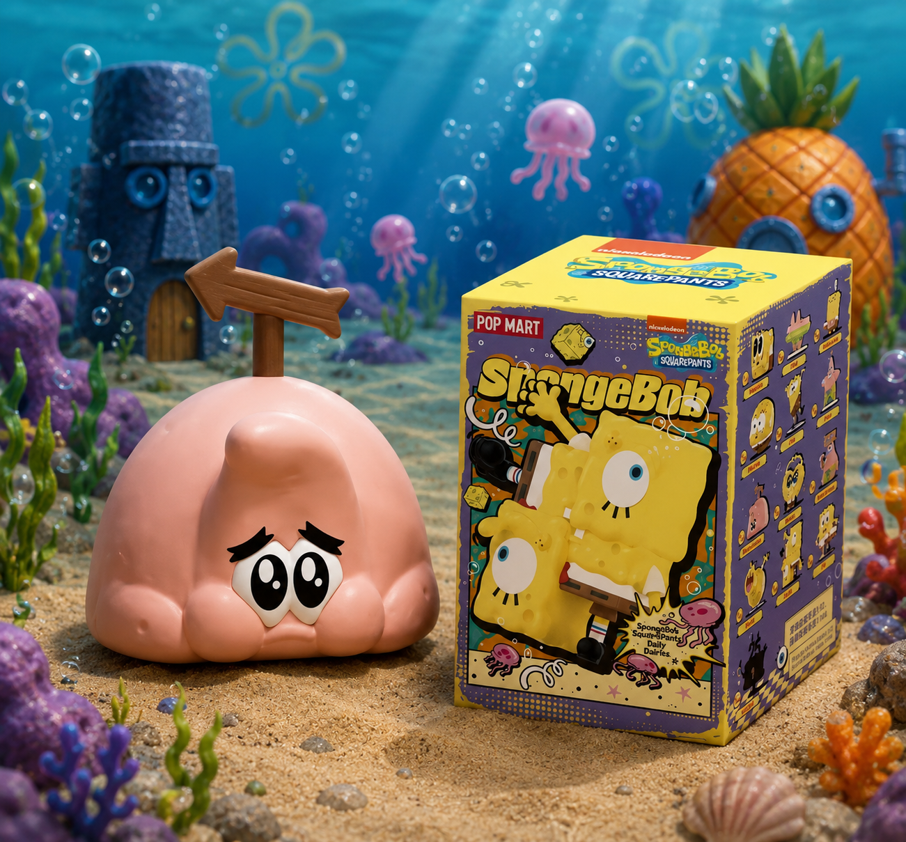 Pop Mart Spongebob Squarepants Series Figure Confirmed - Homesick