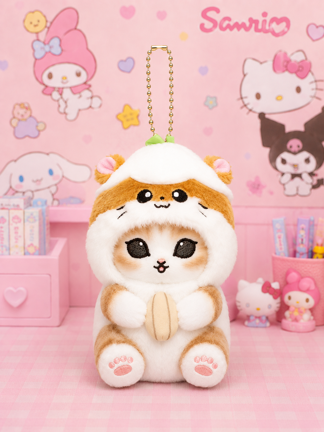 Mofusand x Sanrio Corocorokuririn Mini Plush Pendant