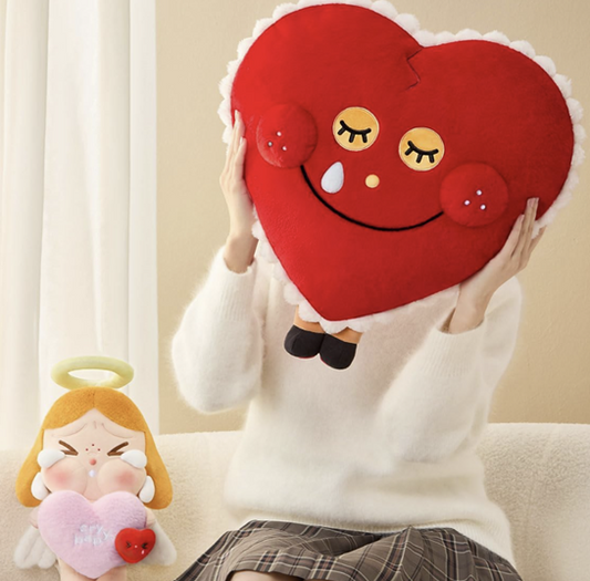 Pop mart CRYBABY Crying for Love Series - Plush Gift Box with Cushion & Plush Doll