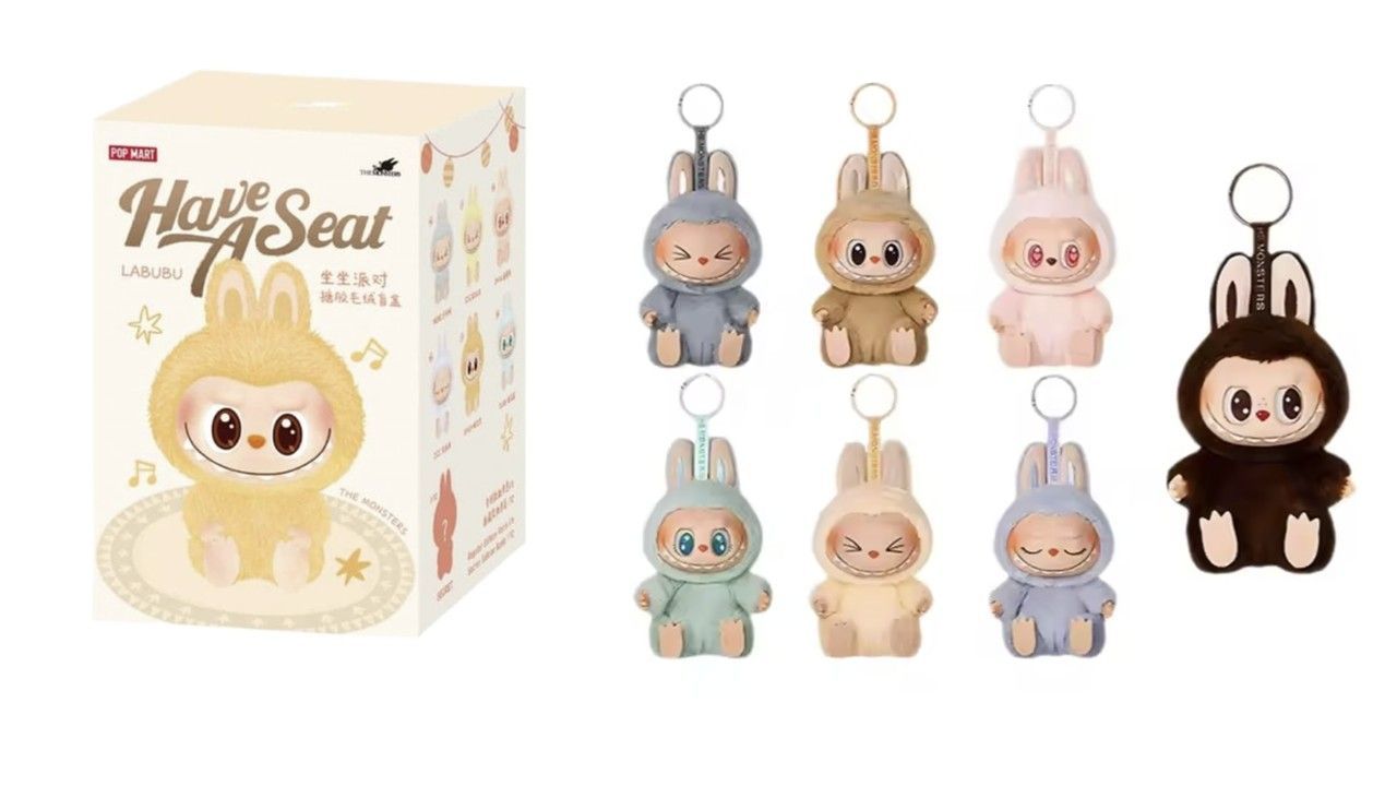 Pop Mart Labubu Have A Seat Series Plush Pendant Blind Box