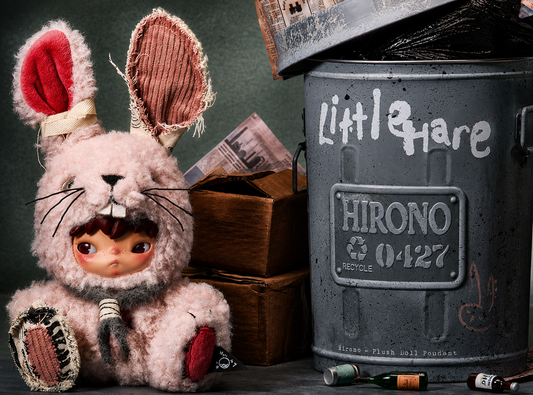 Pop Mart Hirono Little Hare Plush Pendant