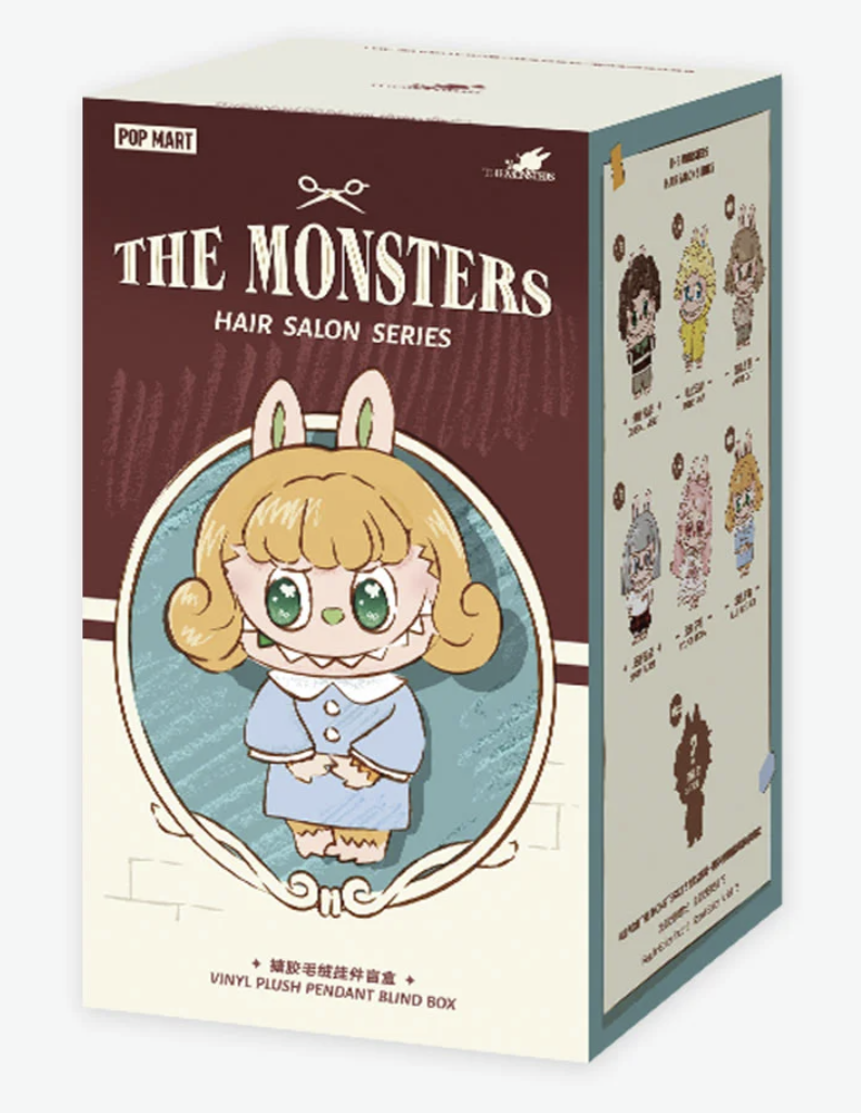 Pop Mart The Monsters Labubu Hair Salon Series Vinyl Plush Pendant Blind Box