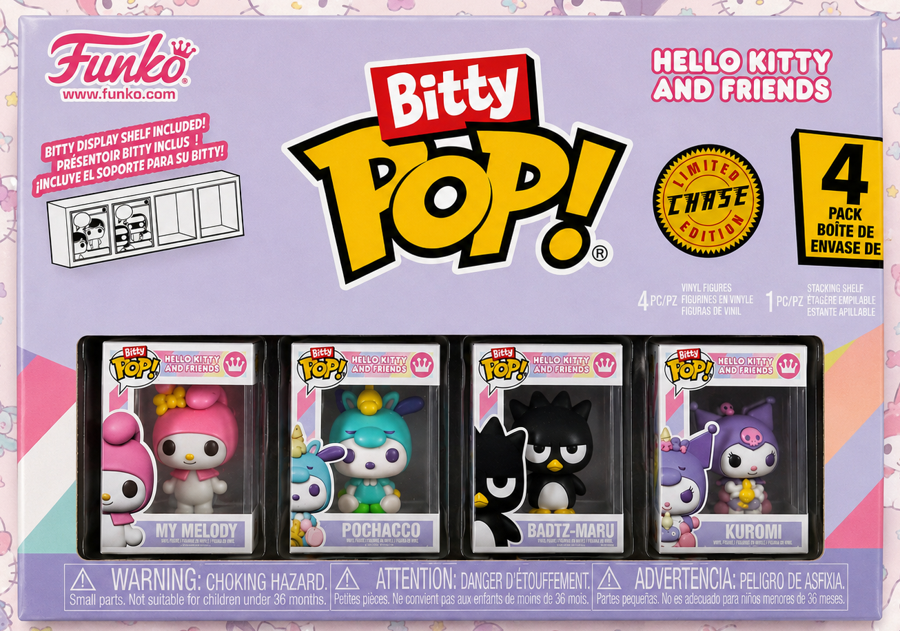 Funko Bitty Pop Hello Kitty & Friends 4 pack with Kuromi