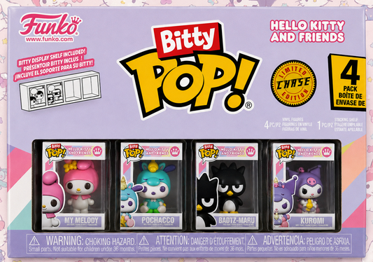 Funko Bitty Pop Hello Kitty & Friends 4 pack with Kuromi