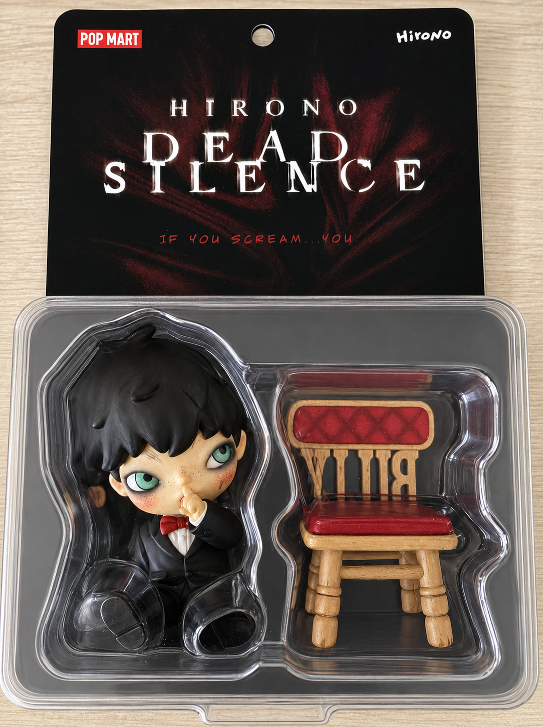 Pop Mart Hirono x Dead Silence Figure Blister Pack