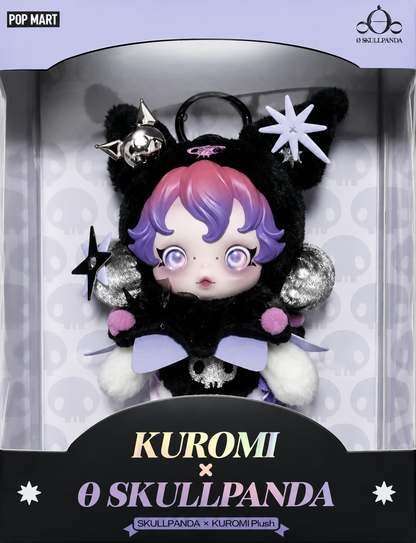 Pop Mart Skullpanda × Kuromi Plush Pendant
