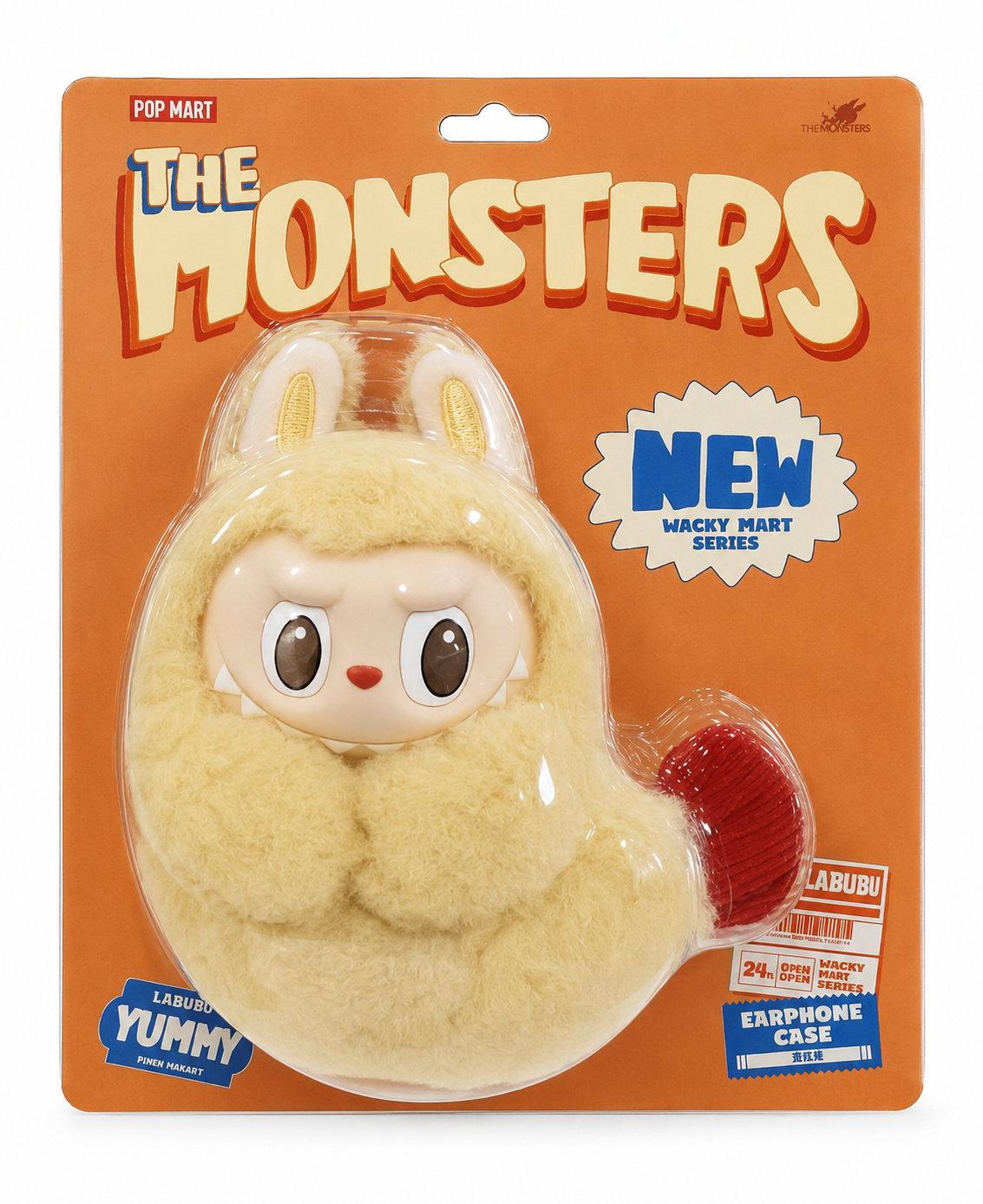 Pop Mart Labubu The Monsters Tempura Wacky Mart Series - Earphone Case