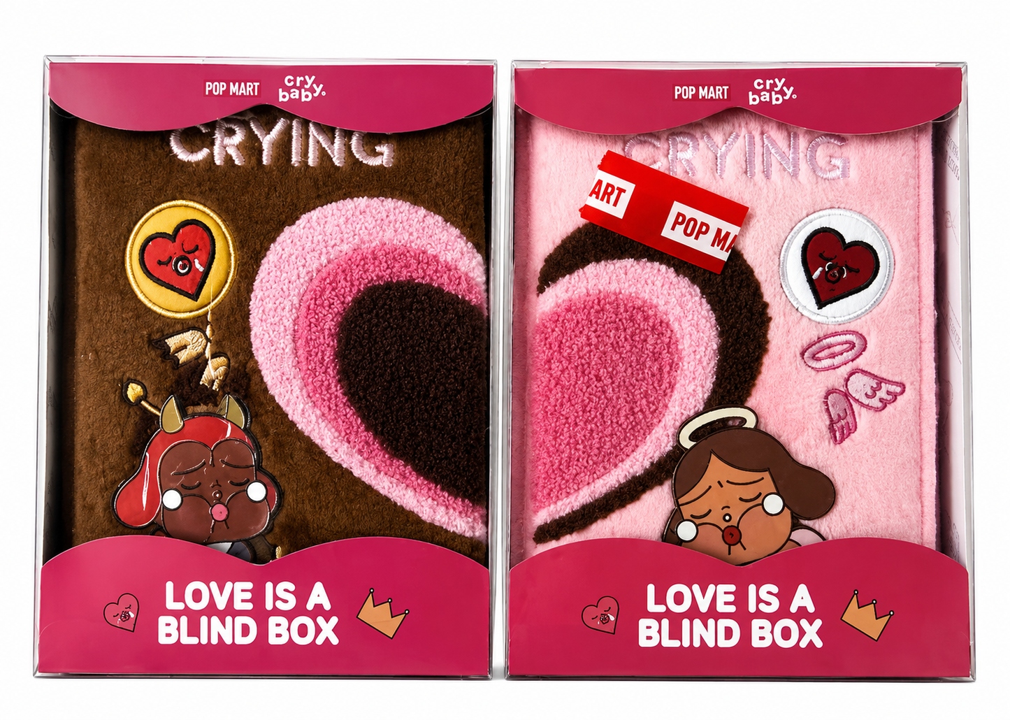 Pop Mart Crybaby Love is a Blind Box Series Plush Notebook