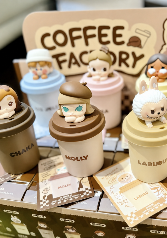 Pop Mart Pop Bean Coffee Factory Series Scented Candle - All Confirmed