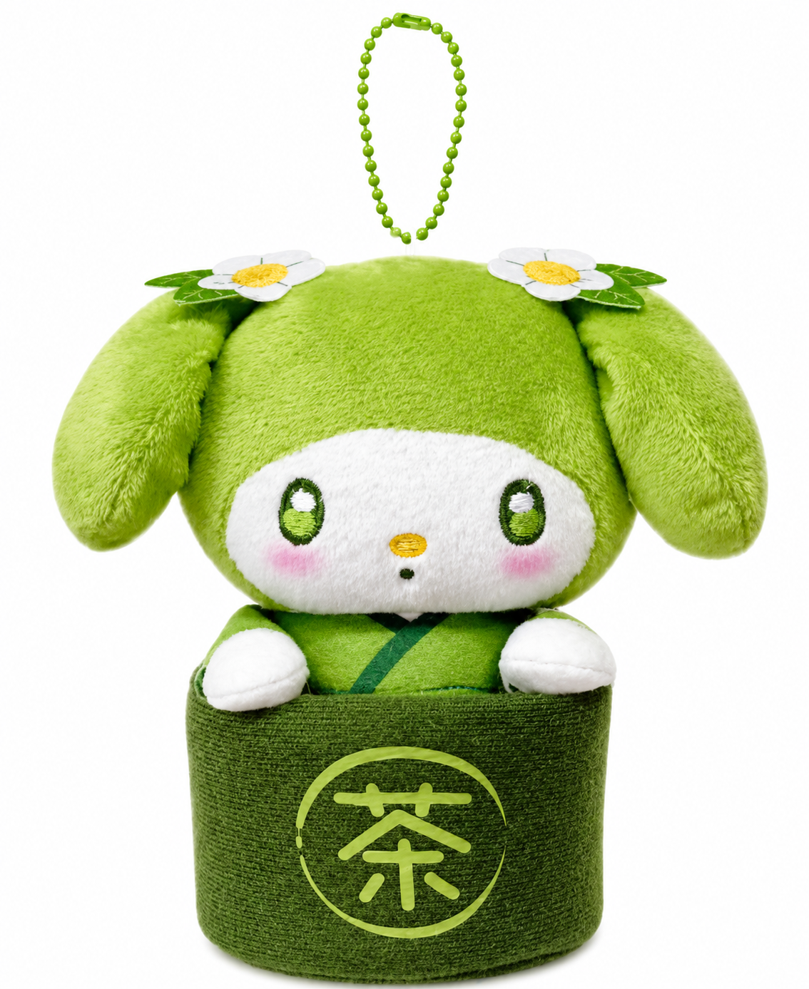 Hatakeyamashoji Sanrio Mascot Pouch Matcha Bowl My Melody Plush Pendant