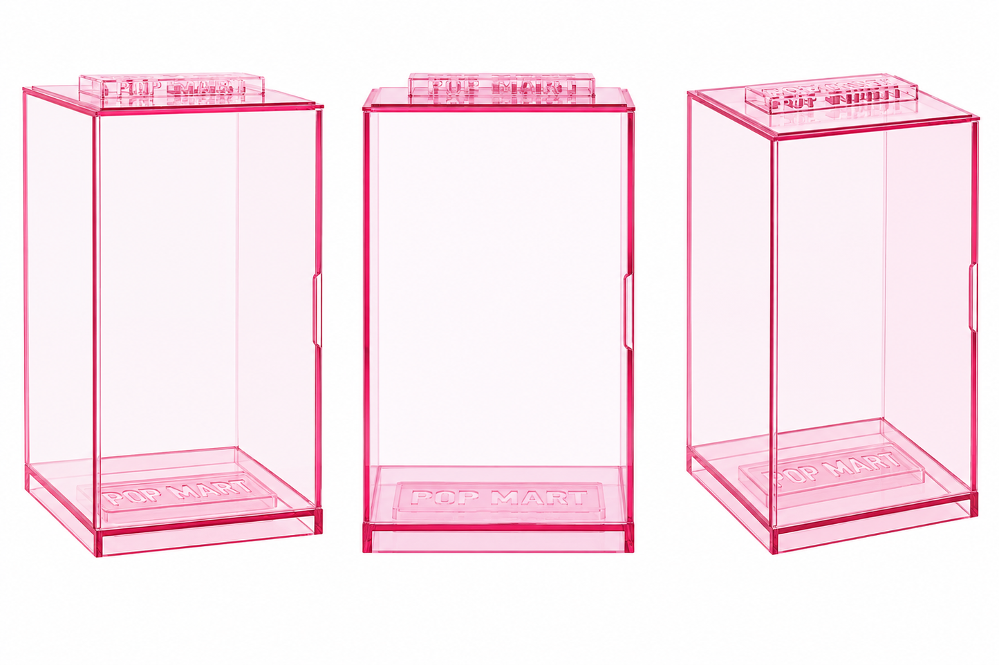Official Pop Mart 3 Pack Pop Display Boxes for Figures