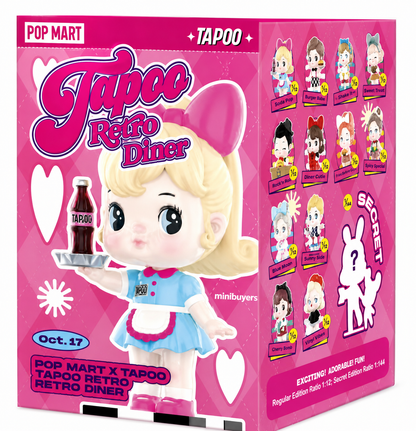Pop Mart Tapoo Retro Diner Series Figure - Order Taking Lady Confirmed