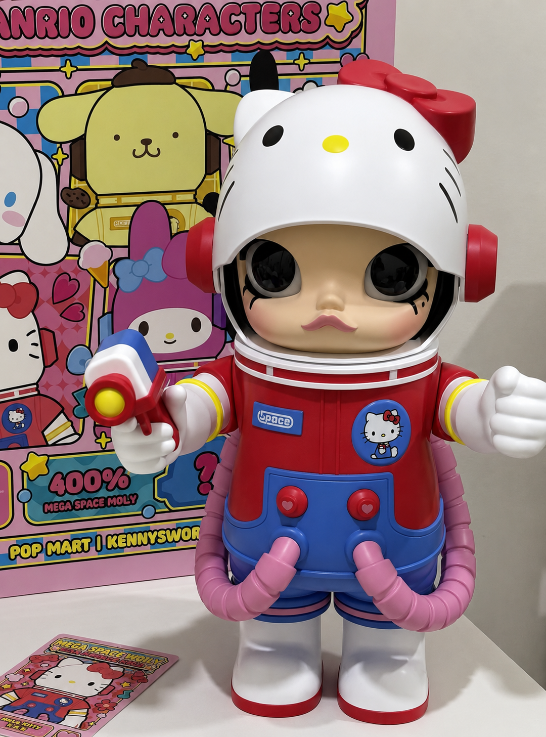 Pop Mart x Sanrio 400% MEGA SPACE MOLLY Confirmed Hello Kitty large figure