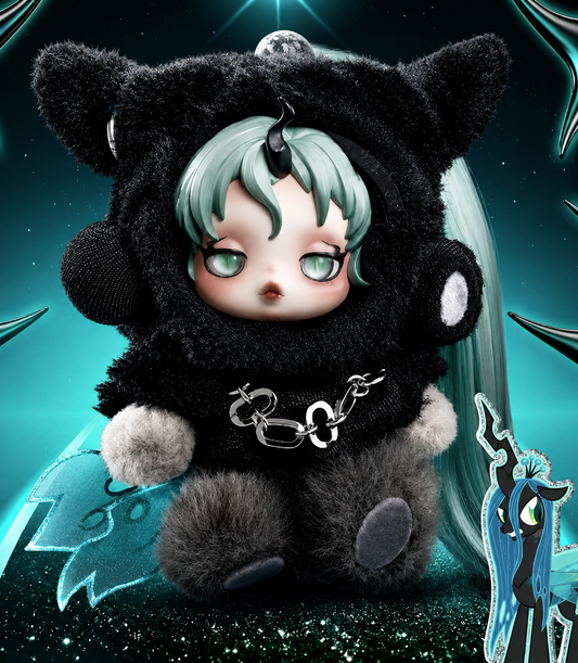 Pop Mart Skullpanda My Little Pony Plush Doll Secret - Queen Chrysalis