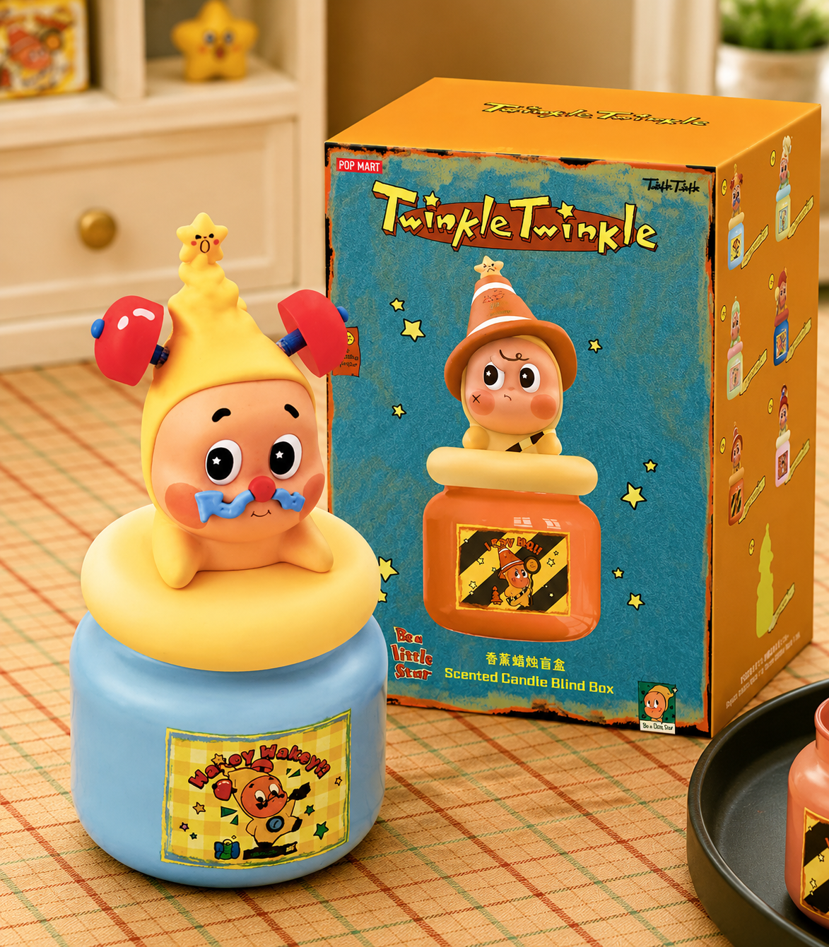 Pop Mart Twinkle Twinkle Be a Little Star Scented Large Candle Confirmed - Wake Up Sleepy Head