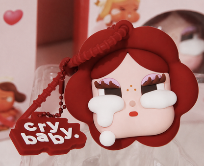 RARE Crybaby Crying For Love Tears Series Rose Pendant