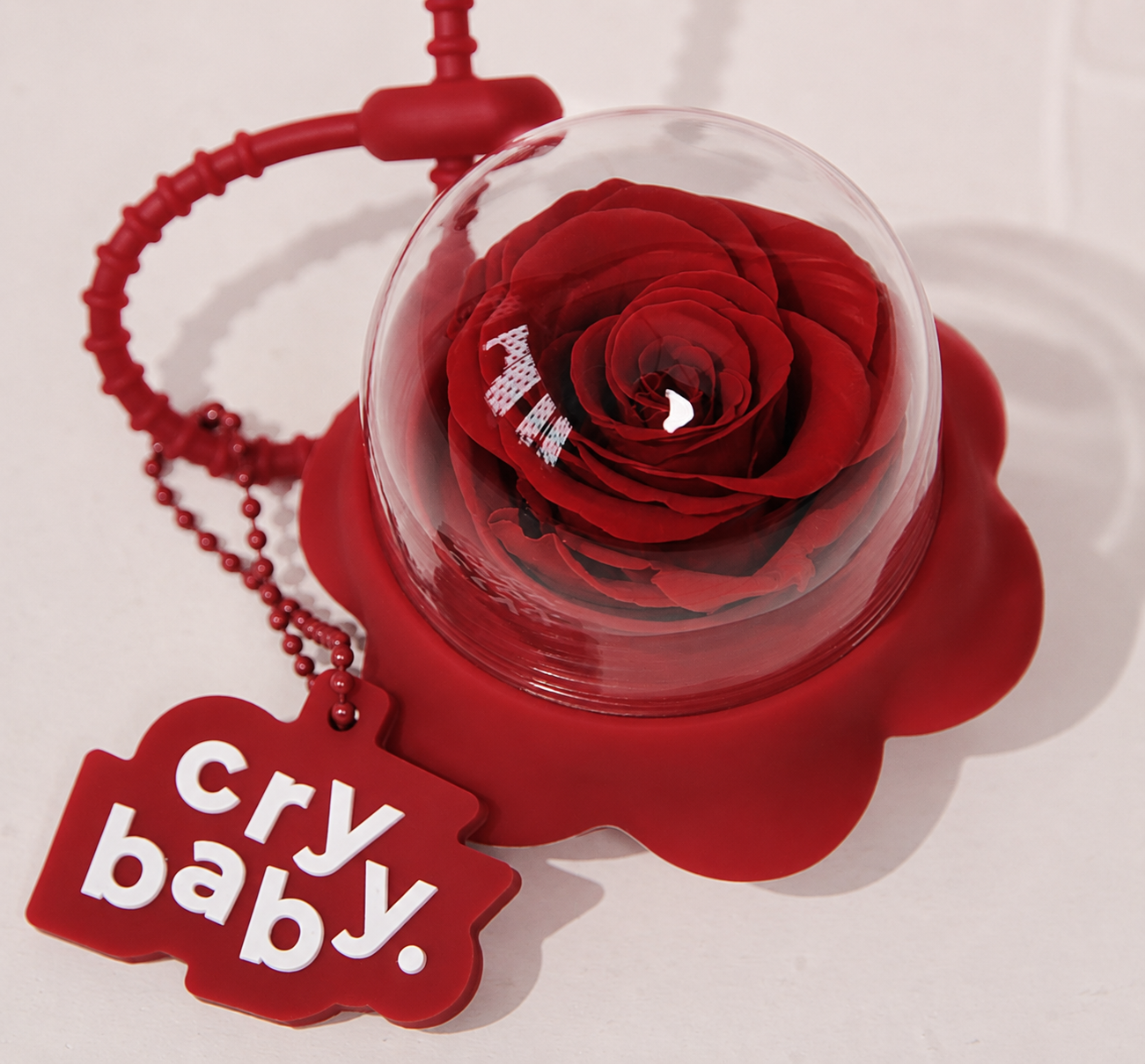 RARE Crybaby Crying For Love Tears Series Rose Pendant