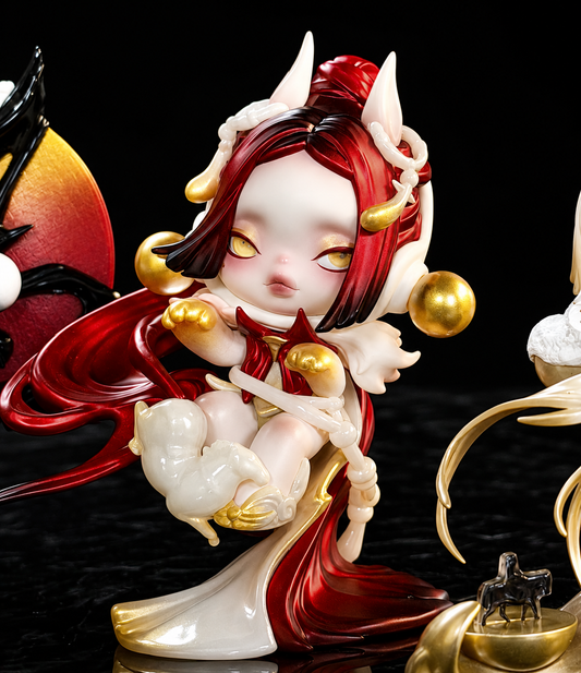 Skullpanda Celestial Horse Figure Blister Pack