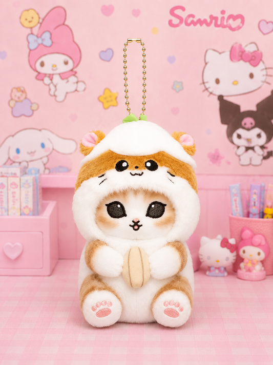 Mofusand x Sanrio Corocorokuririn Mini Plush Pendant