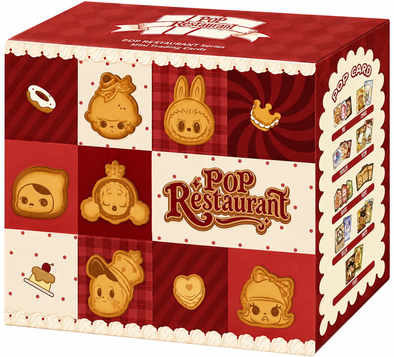 Pop Mart Pop Restaurant Series Mini Trading Cards - One box supplied