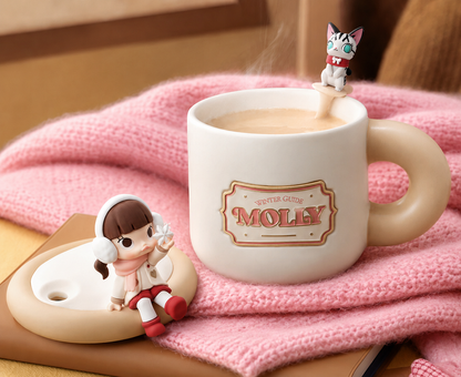 Pop Mart Molly Winter Fit Check Series Cup