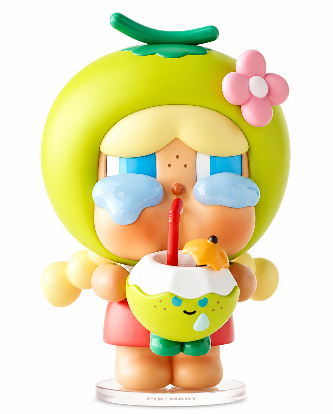 Pop Mart Crybaby Green Coconut Figure Blister Pack