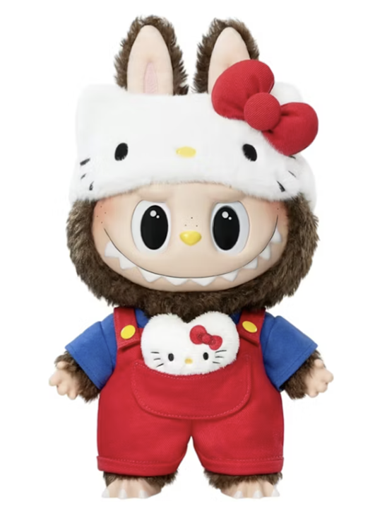 Pop Mart The Monsters Labubu x Hello Kitty Vinyl Plush Doll Large