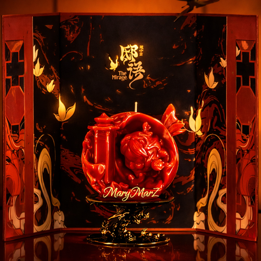 Pop Mart Skullpanda Large The Mirage Series Scented Exclusive Candle