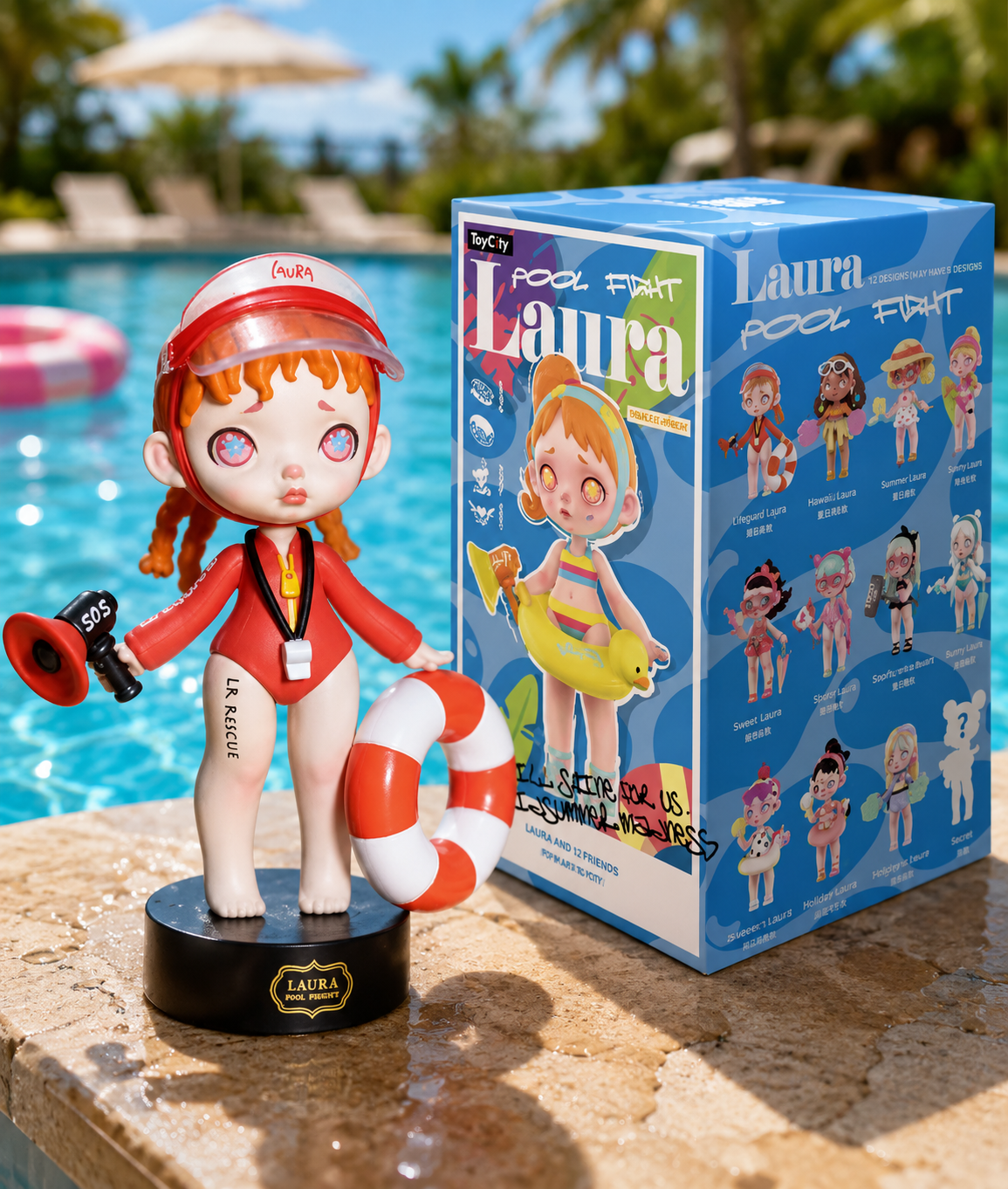 Laura Pool Fight Series Figures Confirmed - Baywatch Girl