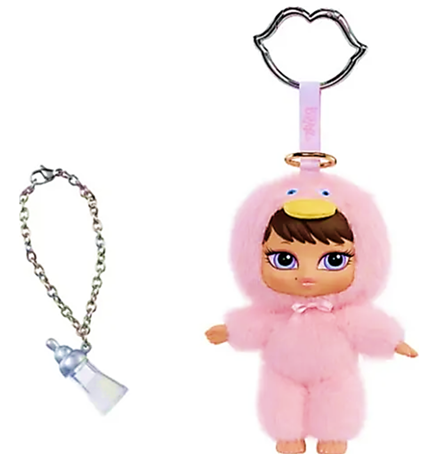 Bratzies Secret Phoebe - Sugar Pink Angel Duck Plush Pendant