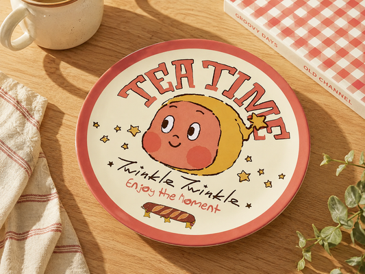 Twinkle Twinkle Enjoy The Moment Moon Gelato large Plate