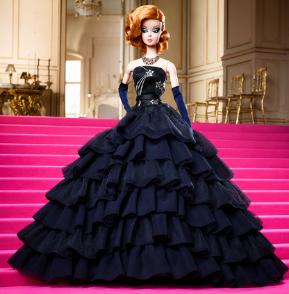 Mattel Gold Label Silkstone Barbie Signature Fashion Model Collection Midnight Glamour