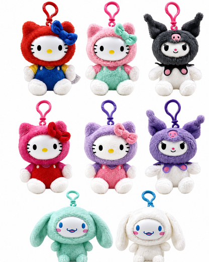 Hello Kitty & Friends Character Bag Clip Plush Pendant Blind Box