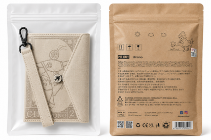Pop Mart Hirono Mist Walker Fabric Passport Holder/Wallet - Limited Supply