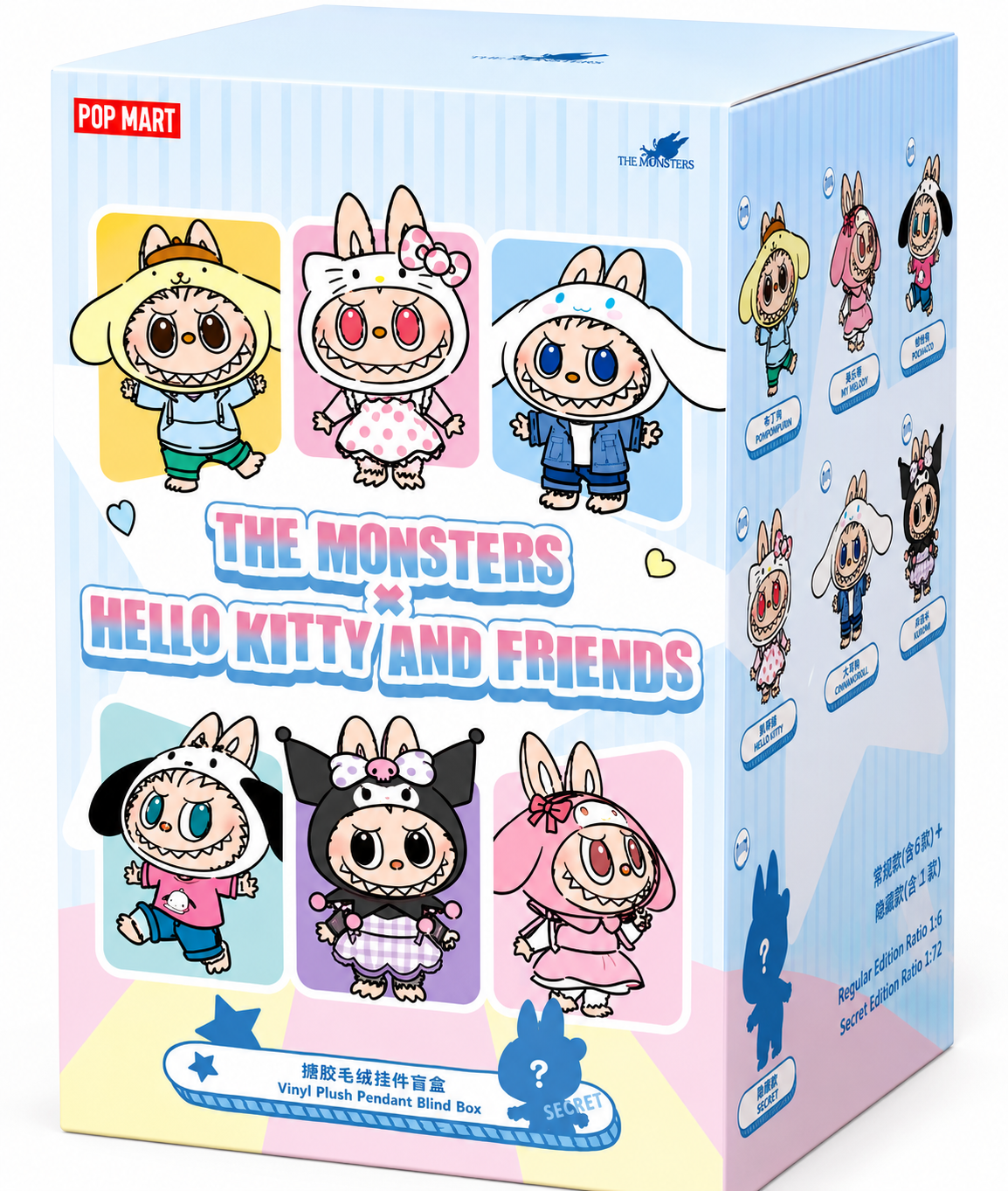 Pop Mart x Sanrio Hello Kitty & Friends Labubu Plush Pendant Confirmed - Hello Kitty