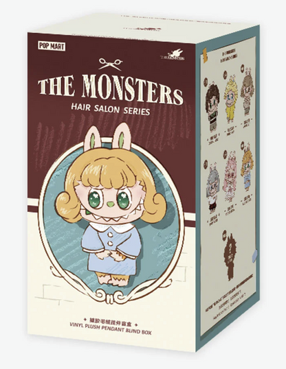 Pop Mart The Monsters Labubu Hair Salon Series Vinyl Plush Pendant Blind Box