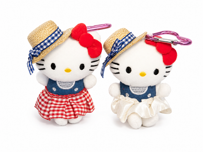 Hello Kitty Straw Hat Days Mini Plush Pendant