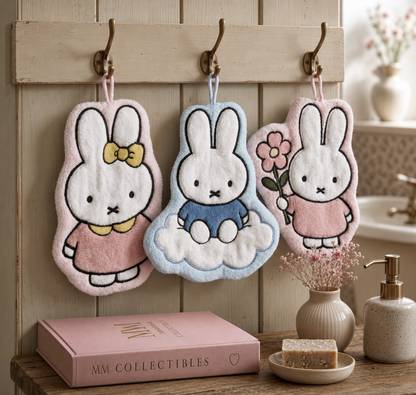 Cute Dutch Bunny Hanging Hand Towel – Choice of Design