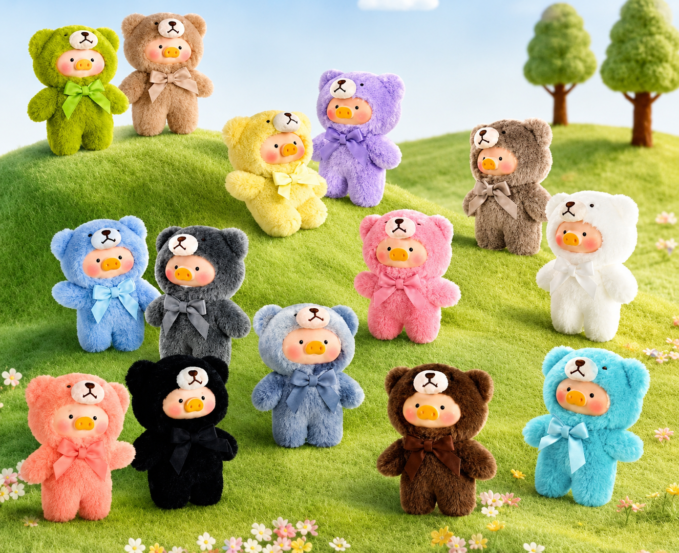LuLu the Piggy - Teddy Mini's Whispers of Nature Plush Pendant Blind Box