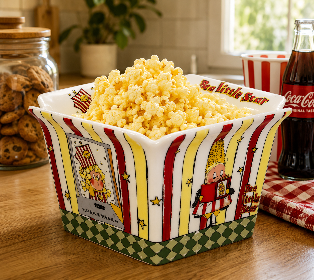SOCCA Home x Pop Mart Twinkle Twinkle “Be a Little Star” Ceramic Snack Bowl – 750ml