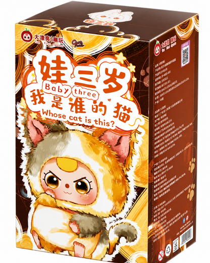 Baby Three Whose Cat Is This Plush Pendant Blind Box
